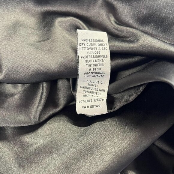 Kay Unger Black and White Hi Lo Hem Dress Ladies Size 10 - Picture 5 of 9